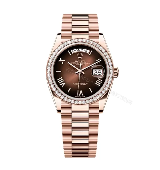 View 1 of Superclone Rolex Day-Date Brown Ombré Dial 128345rbr-0075 36 mm