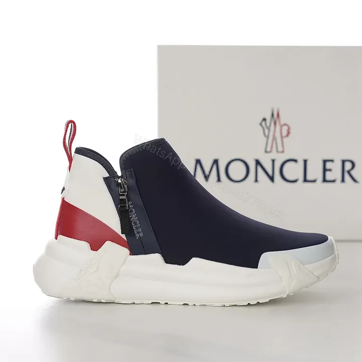 View 1 of Color-Blocked Luxe High-Top Sneakers with Comfort
