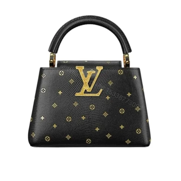 View 1 of Louis Vuitton Capucines Mini Black 20Cm