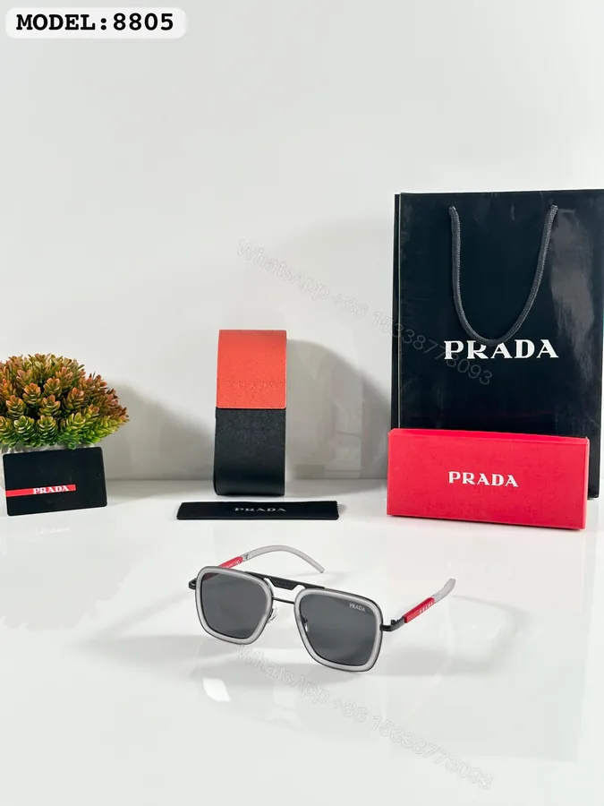 View 1 of FIRST COPY PRADA 8805 GREY SUNGLASSES