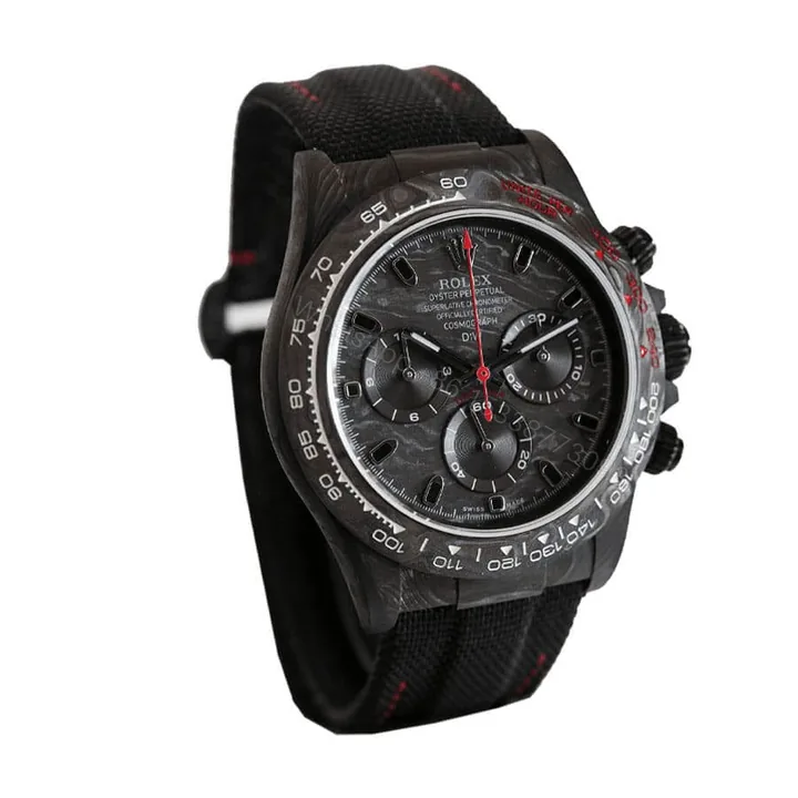 View 1 of Rolex Daytona Super Clone Carbon Red Speedster: 40mm NTPT Carbon Red Dial