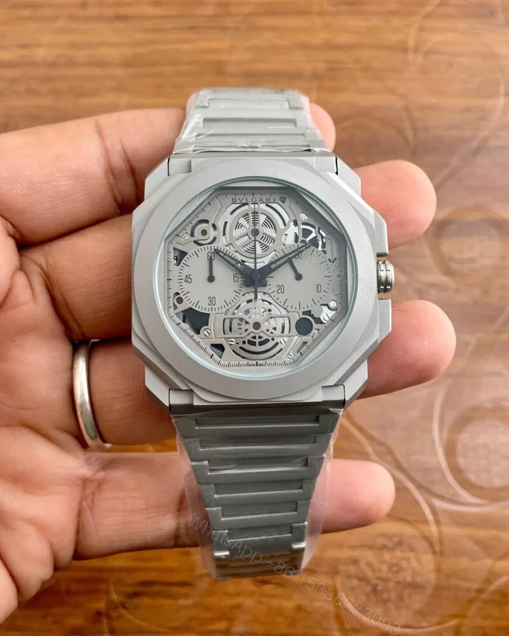 View 1 of Bvlgari Chronograph Grey 40mm Quartz