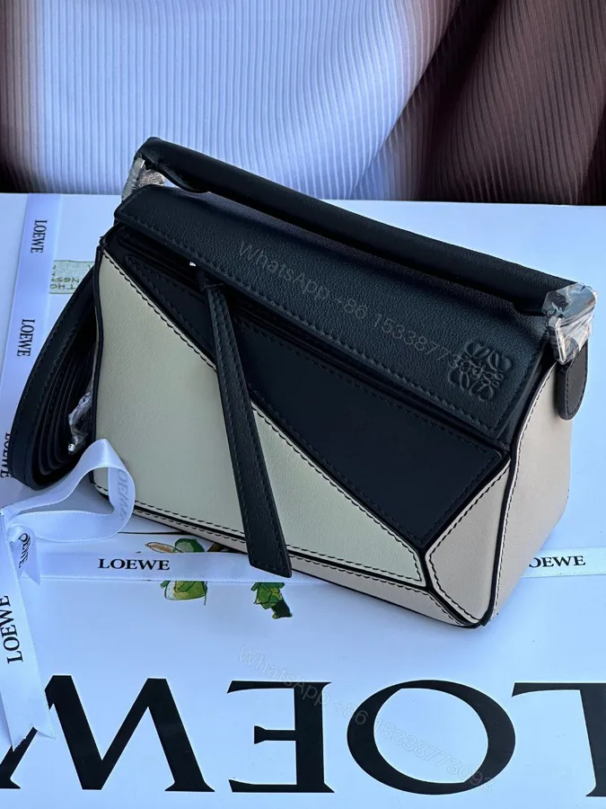 View 1 of Loewe Puzzle Bag Small Leather 2WAY Handbag Multi