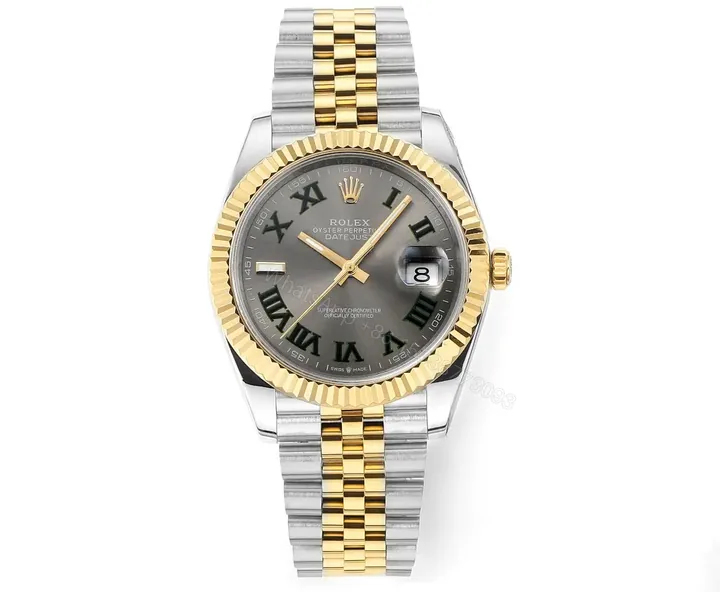 View 1 of WF Factory Clean Factory DDF Classic Grey Two-Tone Watch 41mm