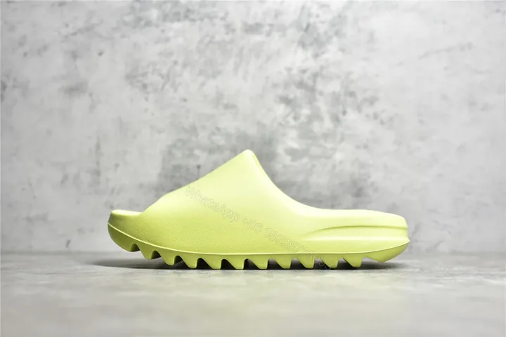 View 1 of UA Yeezy Slide “Glow Green” Reps