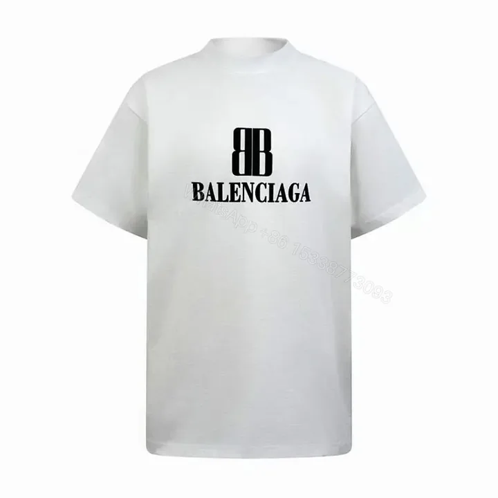 View 1 of White Cotton Minimalist Logo Tee with Signature Graphic