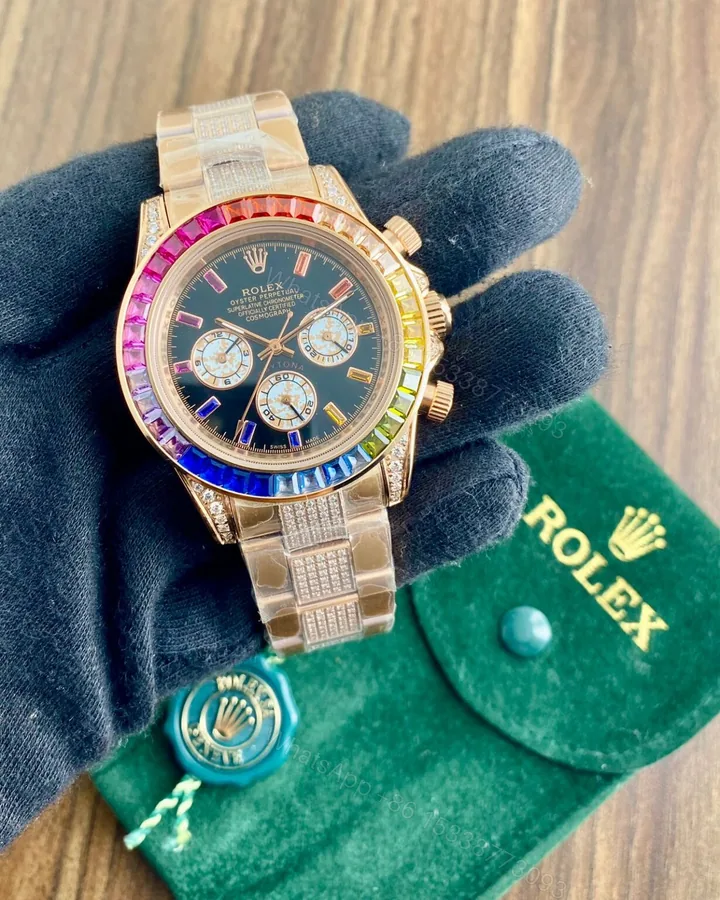 View 1 of Rolex Daytona Rainbow Diamond 44MM Chronograph