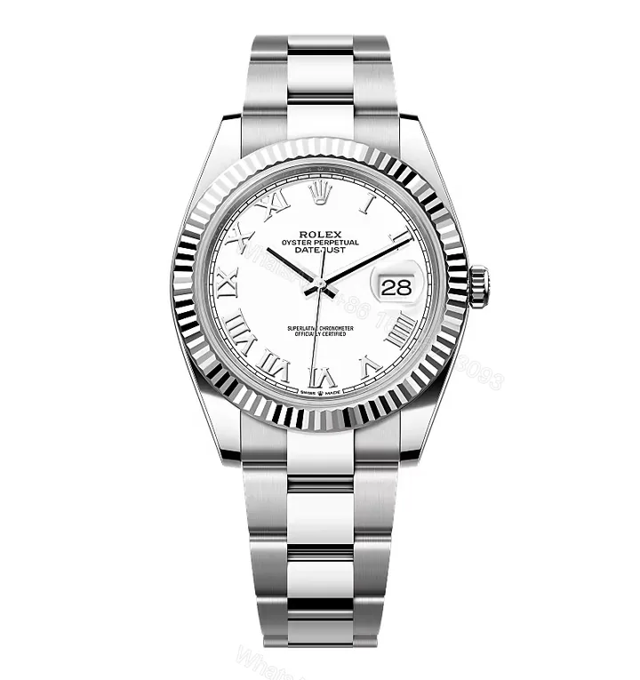 View 1 of Rolex Datejust White Roman Dial 126334-0023 41 mm