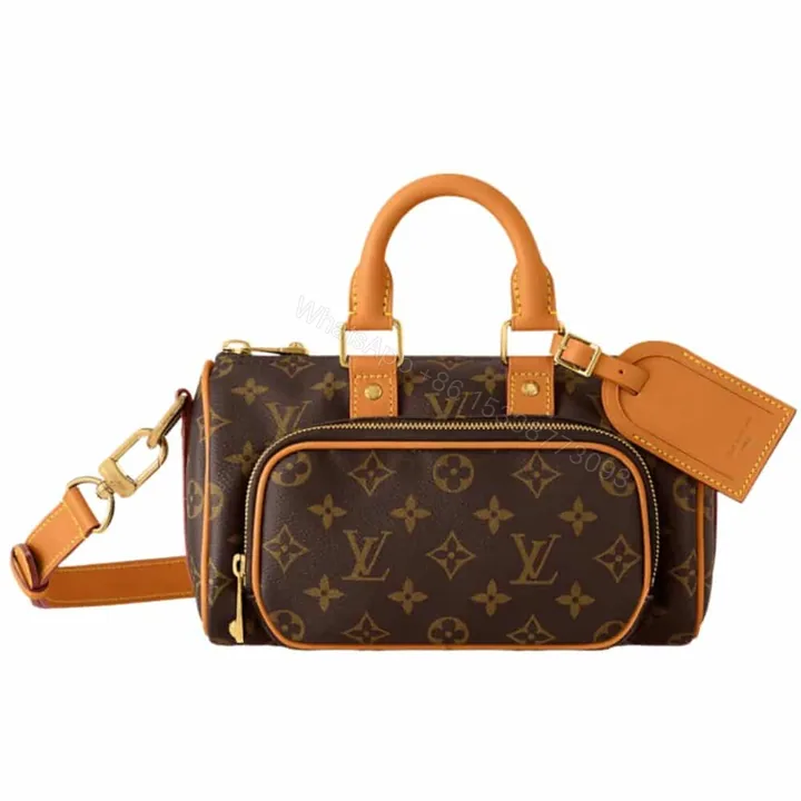 View 1 of Louis Vuitton Keepall Cargo Bag 25 Brown 25Cm M14981