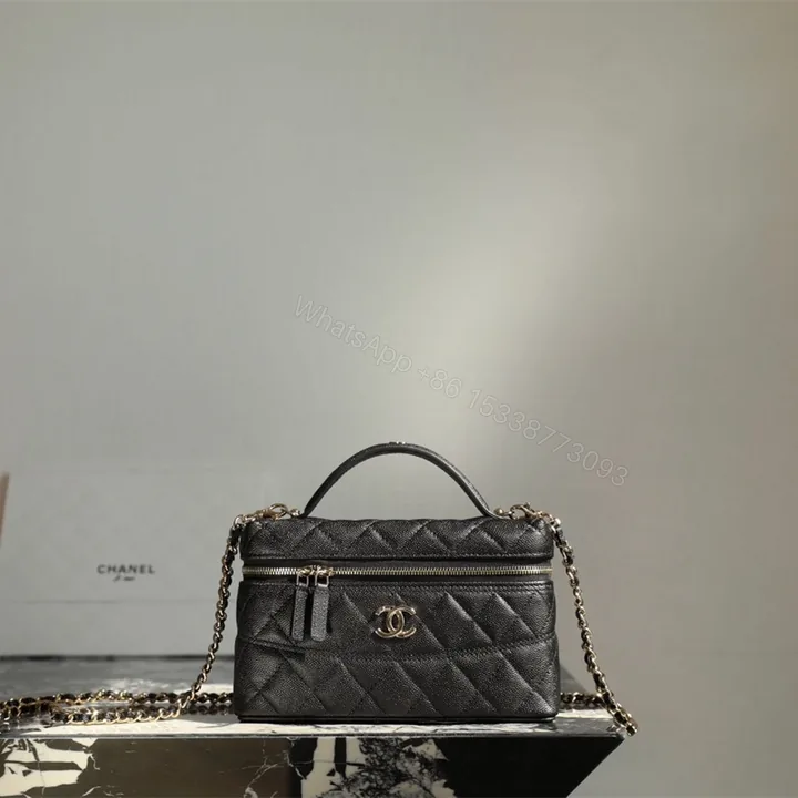 View 1 of 高仿Chanel*25C系列AP4407新款盒子包米色免檢版