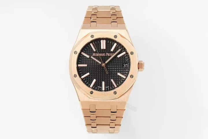 View 1 of Audemars Piguet Royal Oak 15500 Pink Gold Black Dial 15500OR.OO.1220OR.01