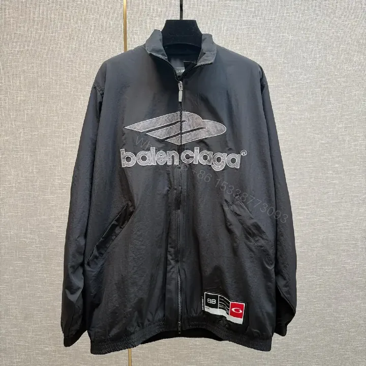 View 1 of Bold + Nylon + Windbreaker + Logo Texture + Windbreaker