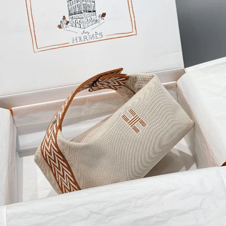 View 1 of Hermes Clutch Bag Bride A Brac PM Fabric 12x20x10cm