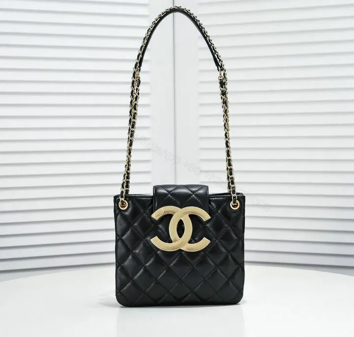 View 1 of Chanel Black Cruise Casual Sheepskin Crossbody Bag UB2468 – Luxurious Texture Feel