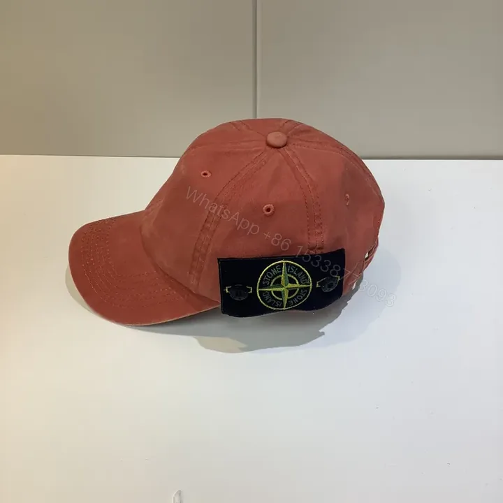 View 1 of Casual Chroma Coral Cap with Stone Island Patch Cap