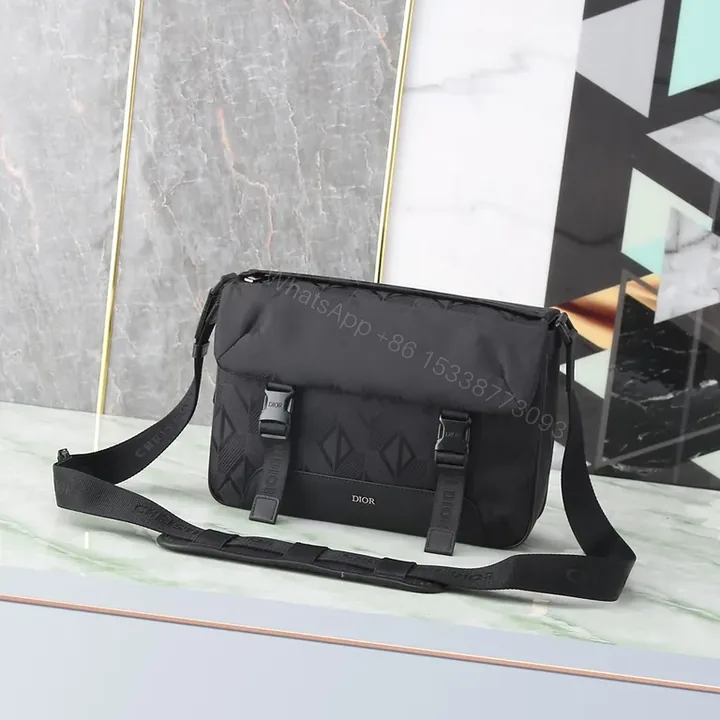 View 1 of Nylon Dior Geometry Crossbody Bag - Minimal Luxury Utility