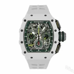 View 1 of Richard Mille RM 11-03 Le Mans Classic Super Clone : White ATZ Ceramic Flyback Chronograph