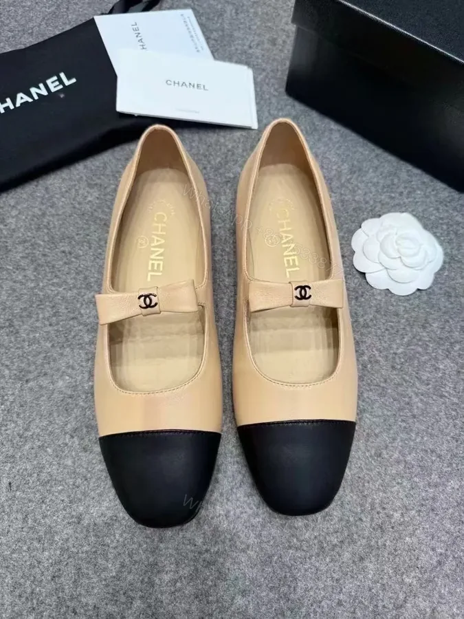 View 1 of Two-Tone Leather Loafers: Subtle Black Cap Toe, Sophisticated Neutral
