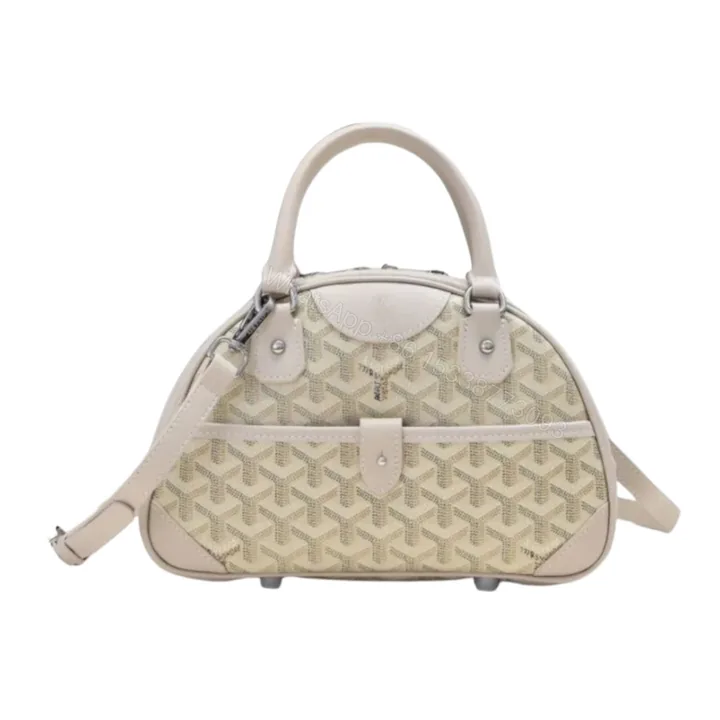 View 1 of GOYARD SAINT JEANNE BAG COATED CANVAS BEIGE 27CM