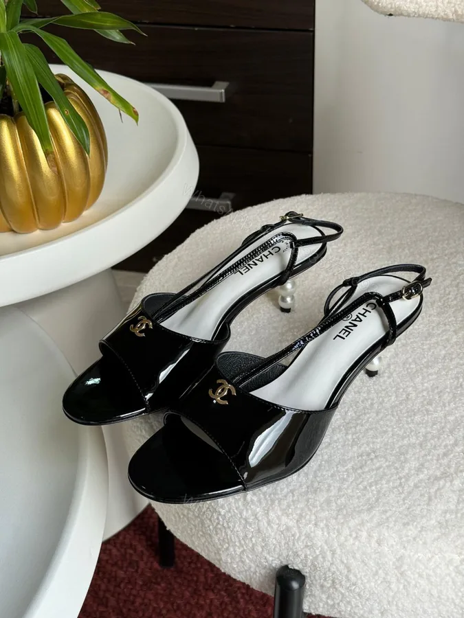 View 1 of Leather heels