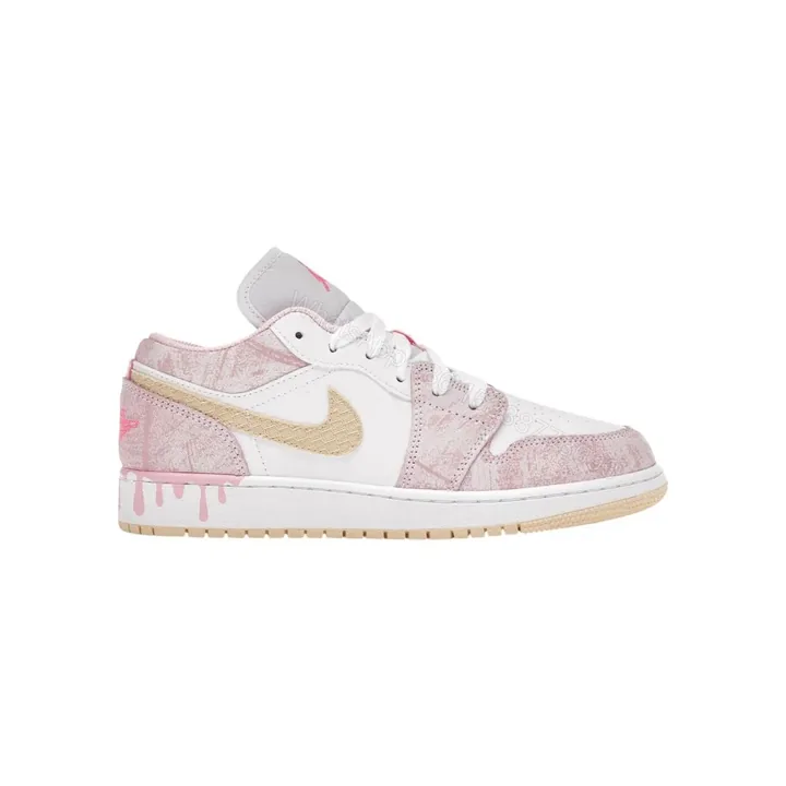 View 1 of Air Jordan 1 Low GS “Paint Drip”