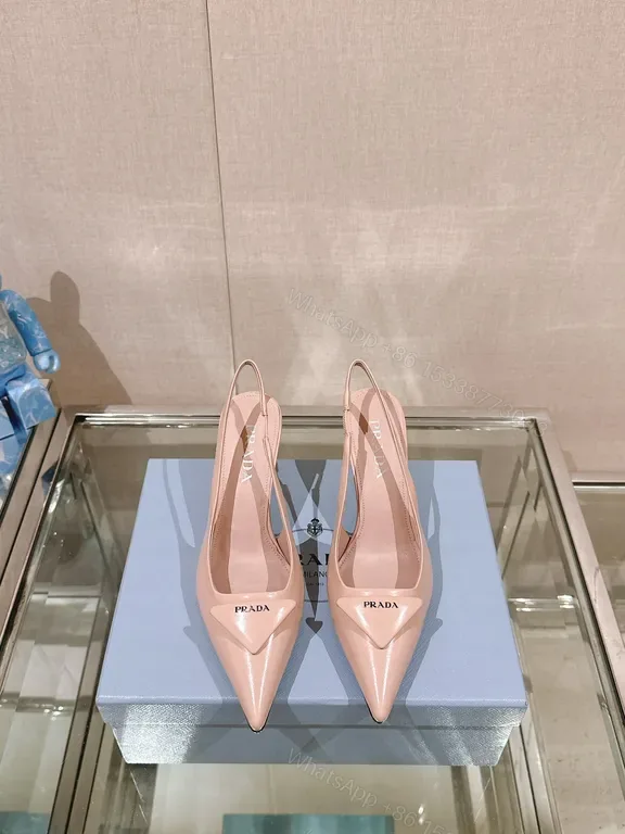 View 1 of Chic Pink Pointed Slingbacks â€” Luxury Comfort, Day to Night