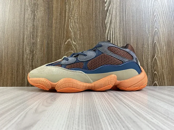 View 1 of Colorblocked Mesh Trail Runner with Visible Hardware