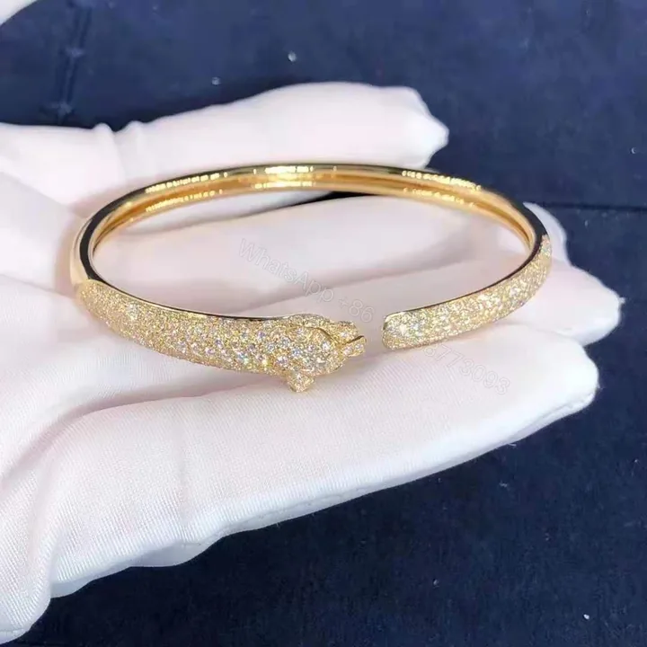 View 1 of Cartier Panthere Bracelet Diamonds