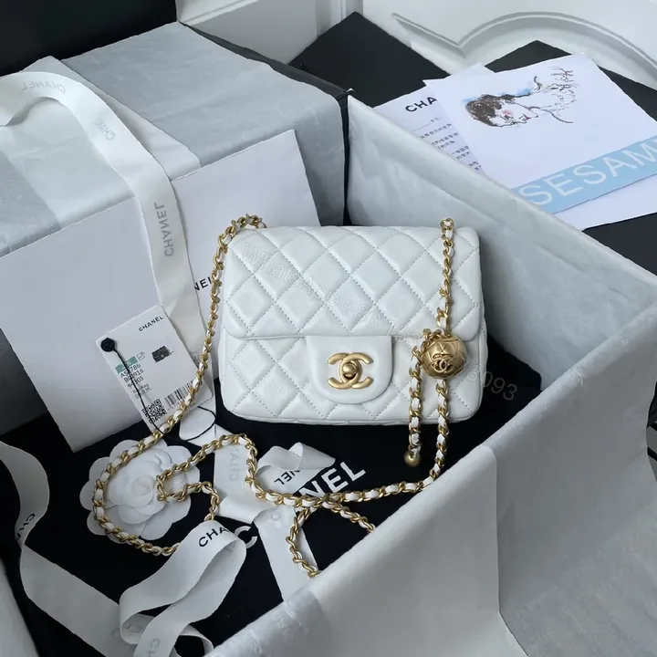 View 1 of Gold-Chain Quilted Flap Bag: Luxe Everyday Icon