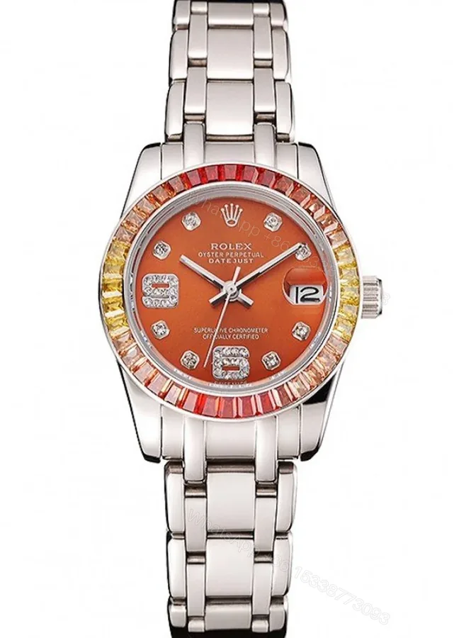 View 1 of Replica Rolex Datejust Orange Dial REP016821 33 mm