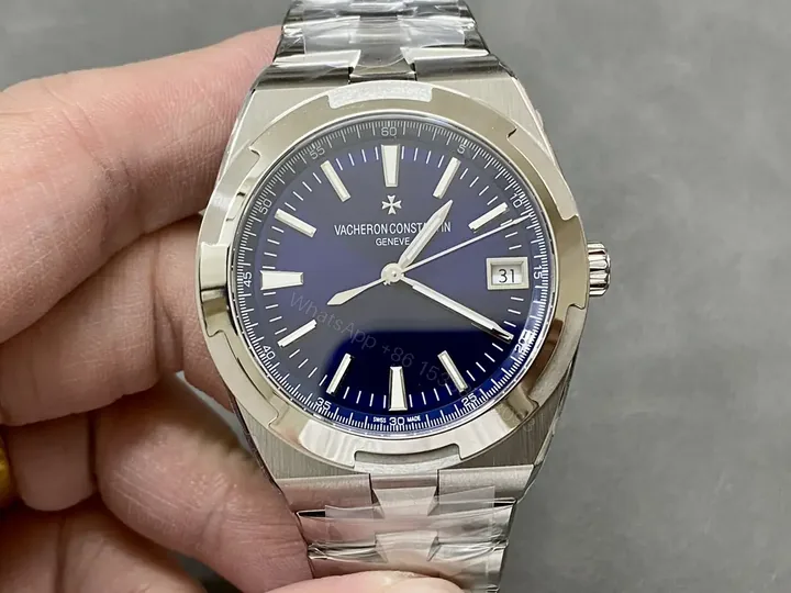 View 1 of Vacheron Constantin Overseas Date Stainless Steel Blue Dial 4500V/110A-B128
