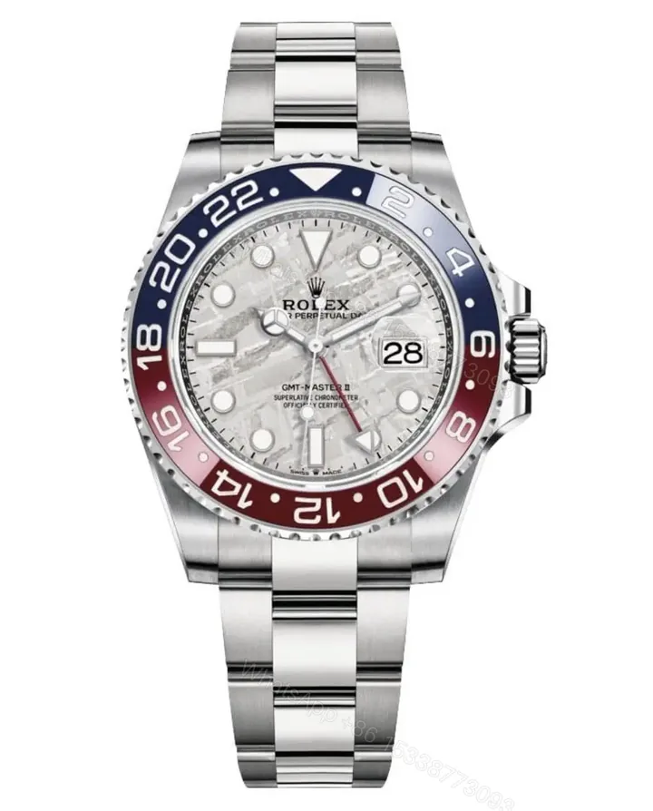 View 1 of Rolex GMT Master 2 Meteorite dial Replica