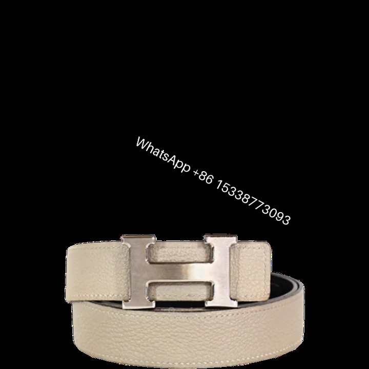 View 1 of HERMES LEATHER BELT GOLD BUCKLE BLACK 38MM