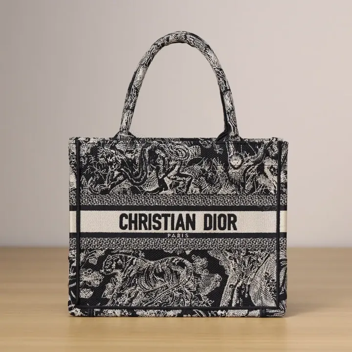 View 1 of 高仿Dior*BookTote系列藍色茹伊手袋S免檢版