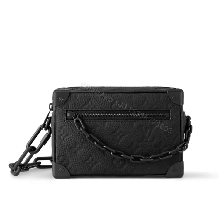 View 1 of Louis Vuitton Mini Soft Trunk Monogram Black 18Cm M55702