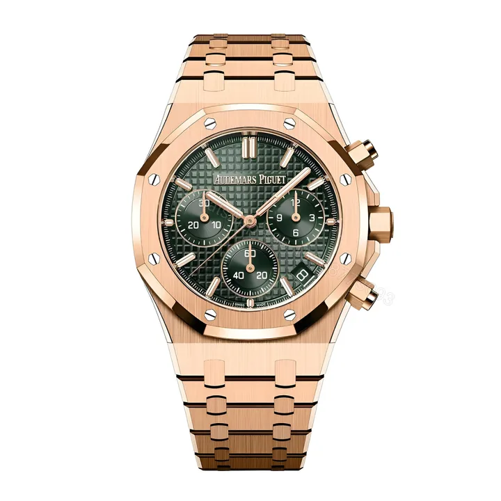 View 1 of Audemars Piguet Royal Oak 26240OR.OO.1320OR.04 Rose Gold Green Dial