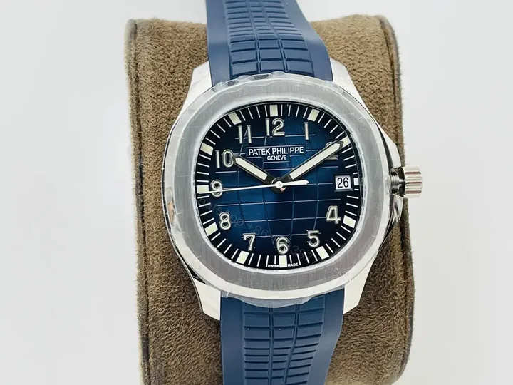 View 1 of Patek Philippe Aquanaut Blue Watch Blue Rubber Strap Ultimate 40MM PP-AQUANAUT-5167A-BLU-RUB