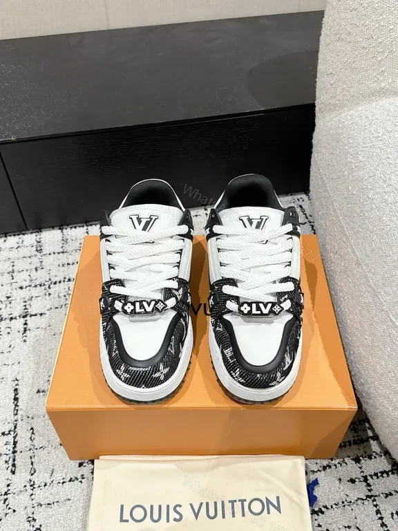 View 1 of Modern Bold Texture Sneaker: LV-Inspired Luxury, All-Day Comfort