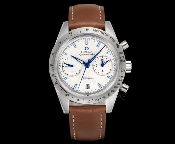 View 1 of Omega Speedmaster 57 Co-Axial Titanium White Dial 331.92.42.51.04.001