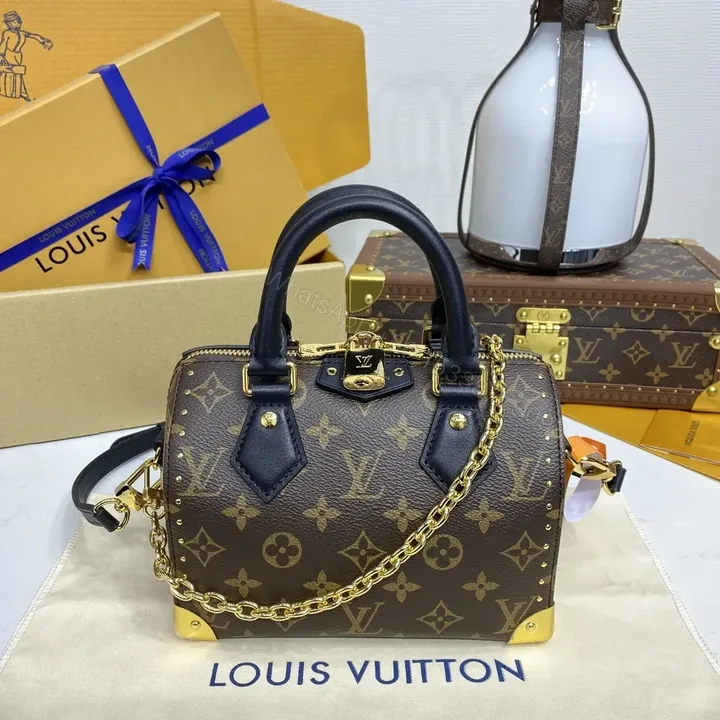View 1 of Louis Vuitton Speedy Trunk 20 in Monogram canvas