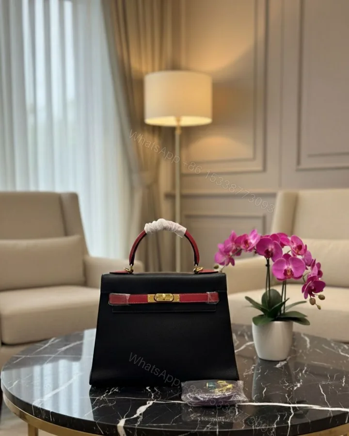 View 1 of FIRST COPY Hermes Kelly 25cms High Quality leather Bag
