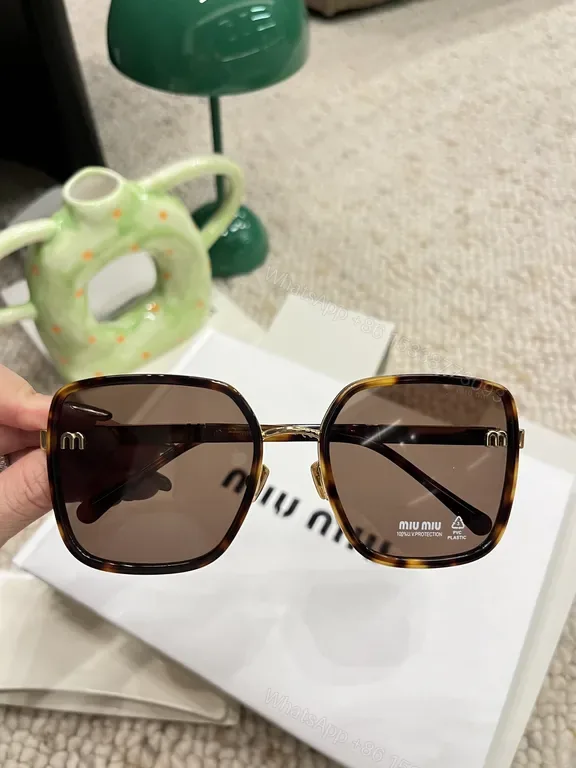 View 1 of Statement Frames: Tortoiseshell Square Sunglasses, UV400 Polarized, Luxury Style