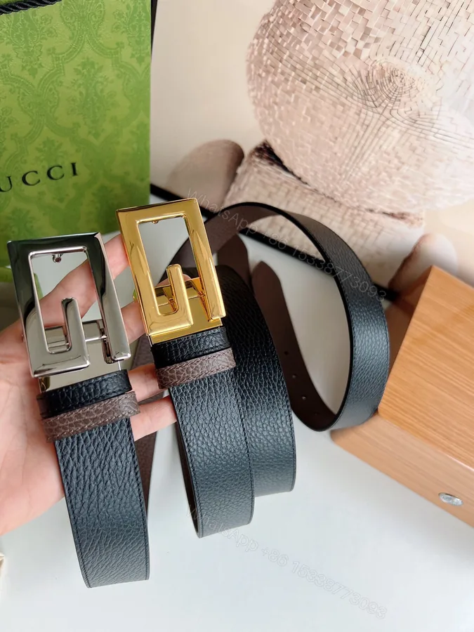 View 1 of Gucci高仿皮帶男士原色皮革款百搭牛仔褲專用