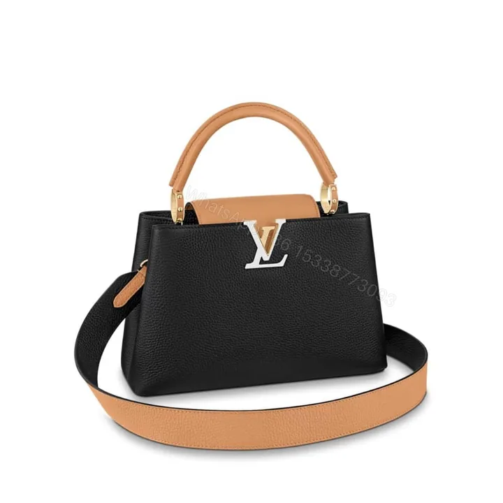 View 1 of Louis Vuitton Capucines BB Black Arizona 27Cm M59466