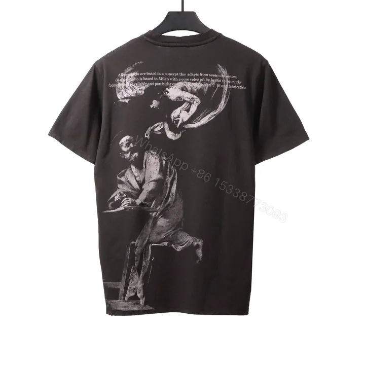 View 1 of Off White Matthew Skate Logo Print T-Shirt