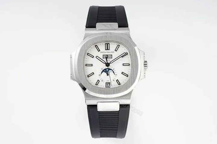 View 1 of Patek Philippe Blue Nautilus Rubber Watch