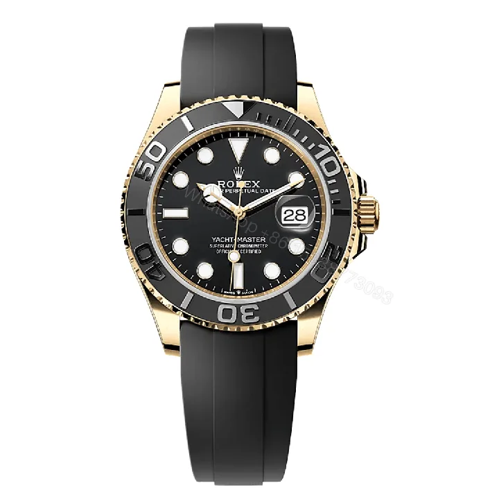 View 1 of Rolex Yacht-Master 42 Yellow Gold Replica