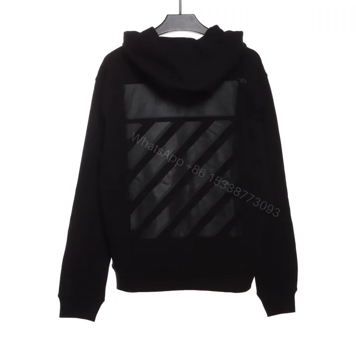 View 1 of Off-White Overlapping Zebra Crossing Arrow Hoodie