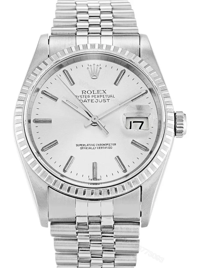 View 1 of Replica Rolex Datejust Silver Dial 16220 36 mm