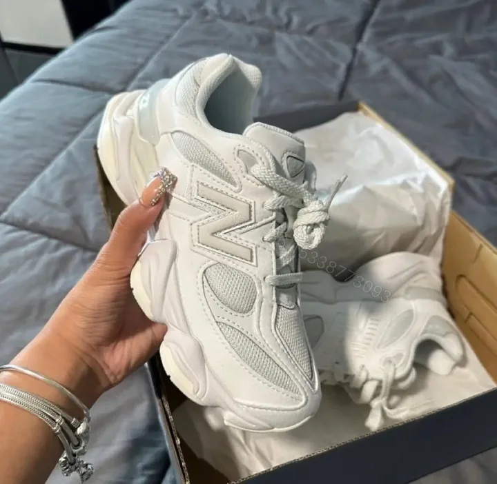 View 1 of New Balance 9060 Triple White